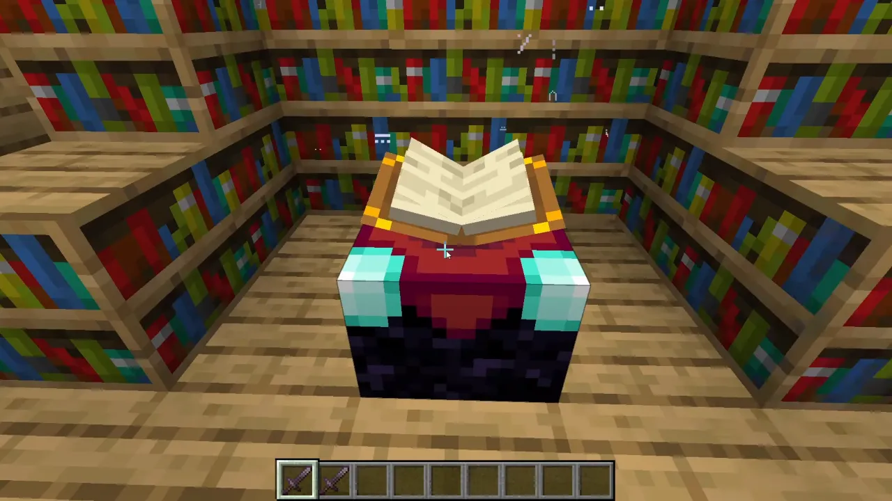 Using Minecraft Enchanted Book to get Sweeping Edge