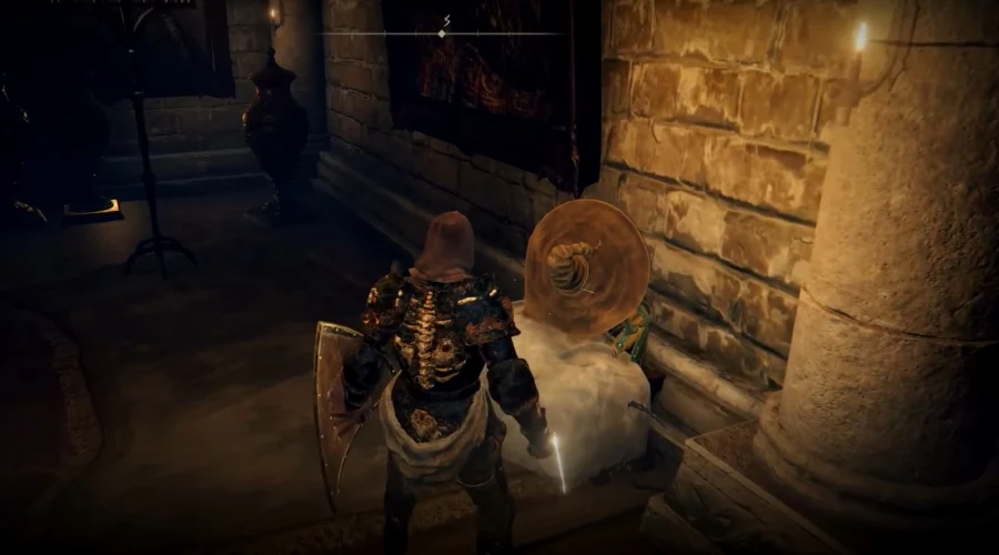 Talking with Sorcerer Rogier at Roundtable Hold in Elden Ring