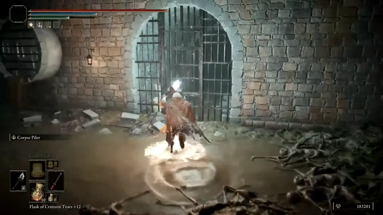 Elden Ring Dung Eater in the cell