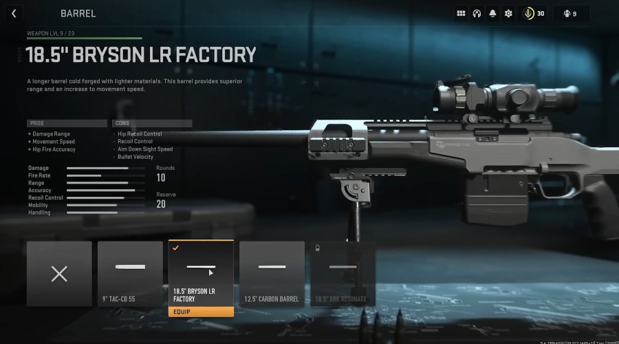 Call of Duty: Modern Warfare 2 Barrel Weapon Attachments
