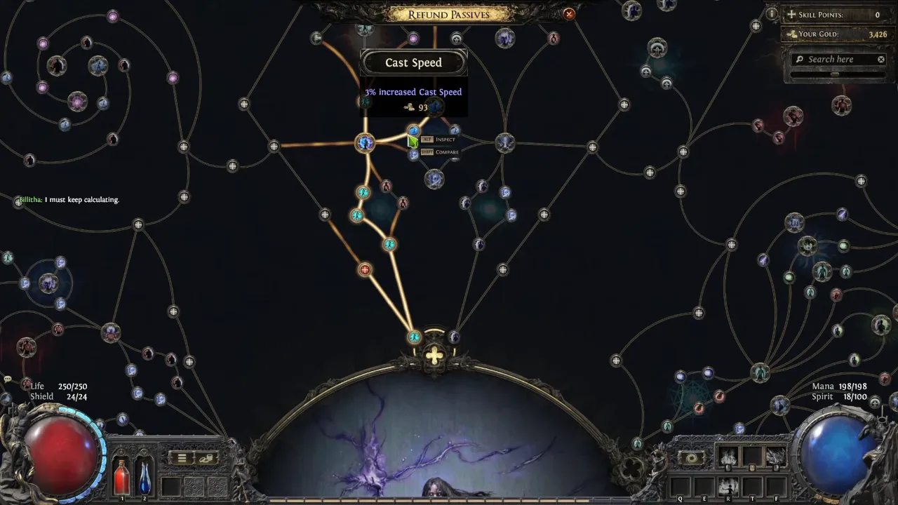 Path of Exile 2 Passive Skill Tree to Refund Skill Points