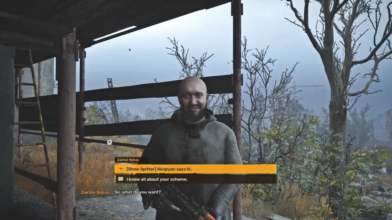 STALKER 2 - Confront Zakhar Babay at Slag Heap