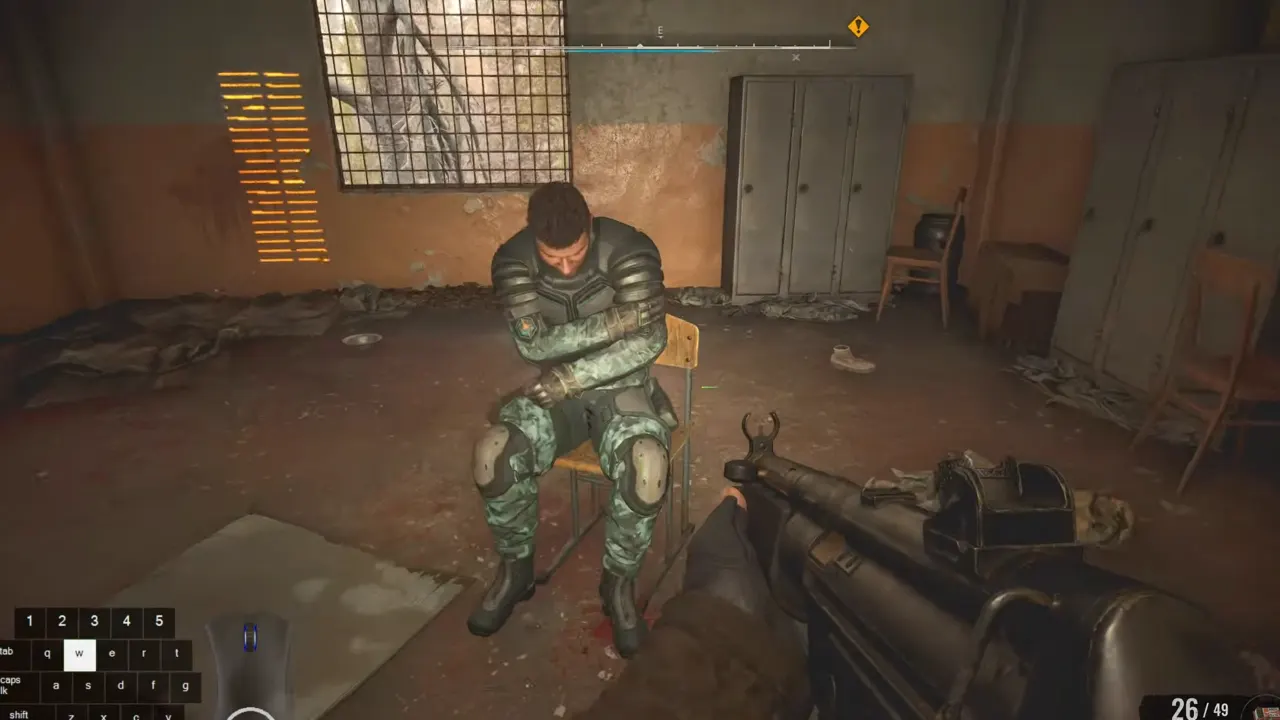Meeting Serpentine in Factory in STALKER 2