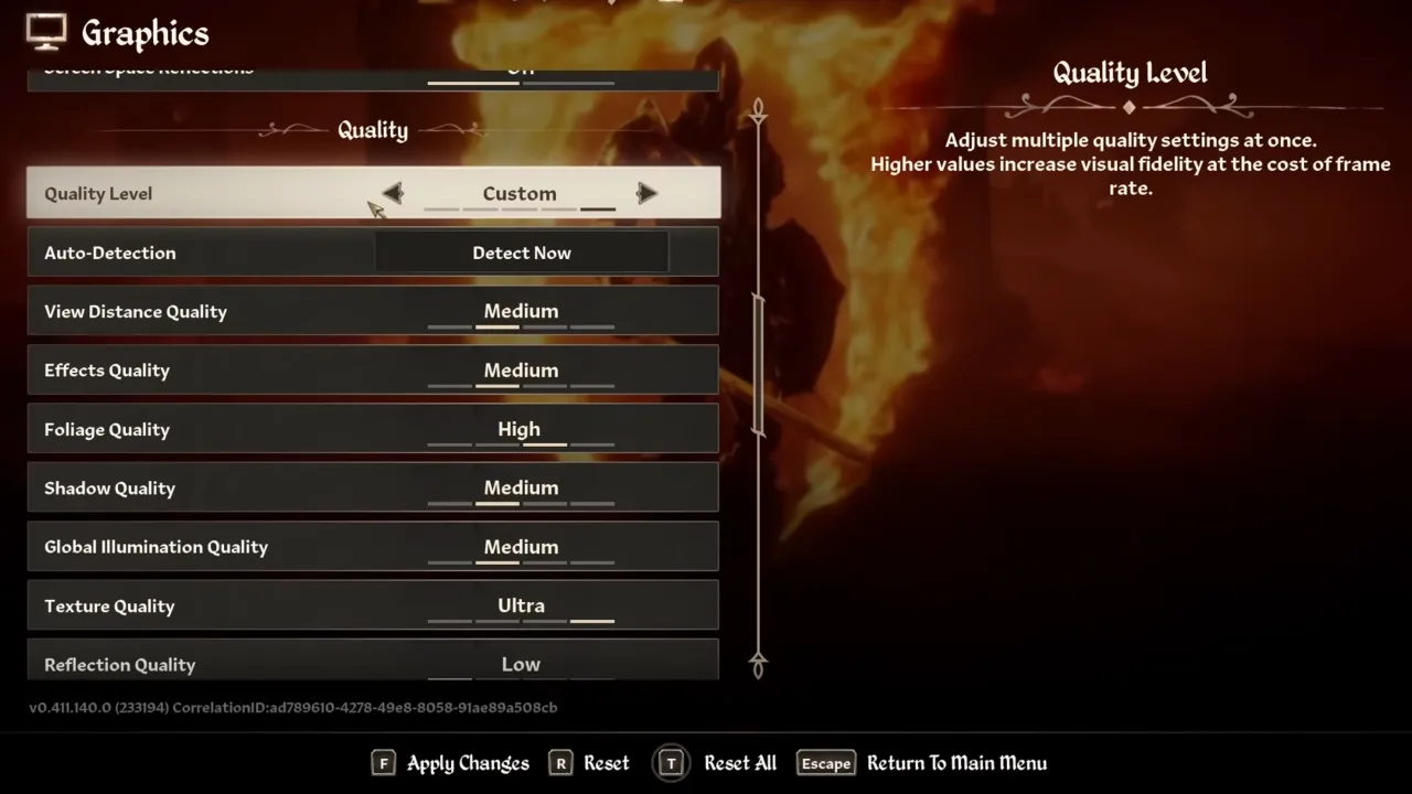 Best Graphics Settings image for Oblivion Remastered to Get Higher FPS