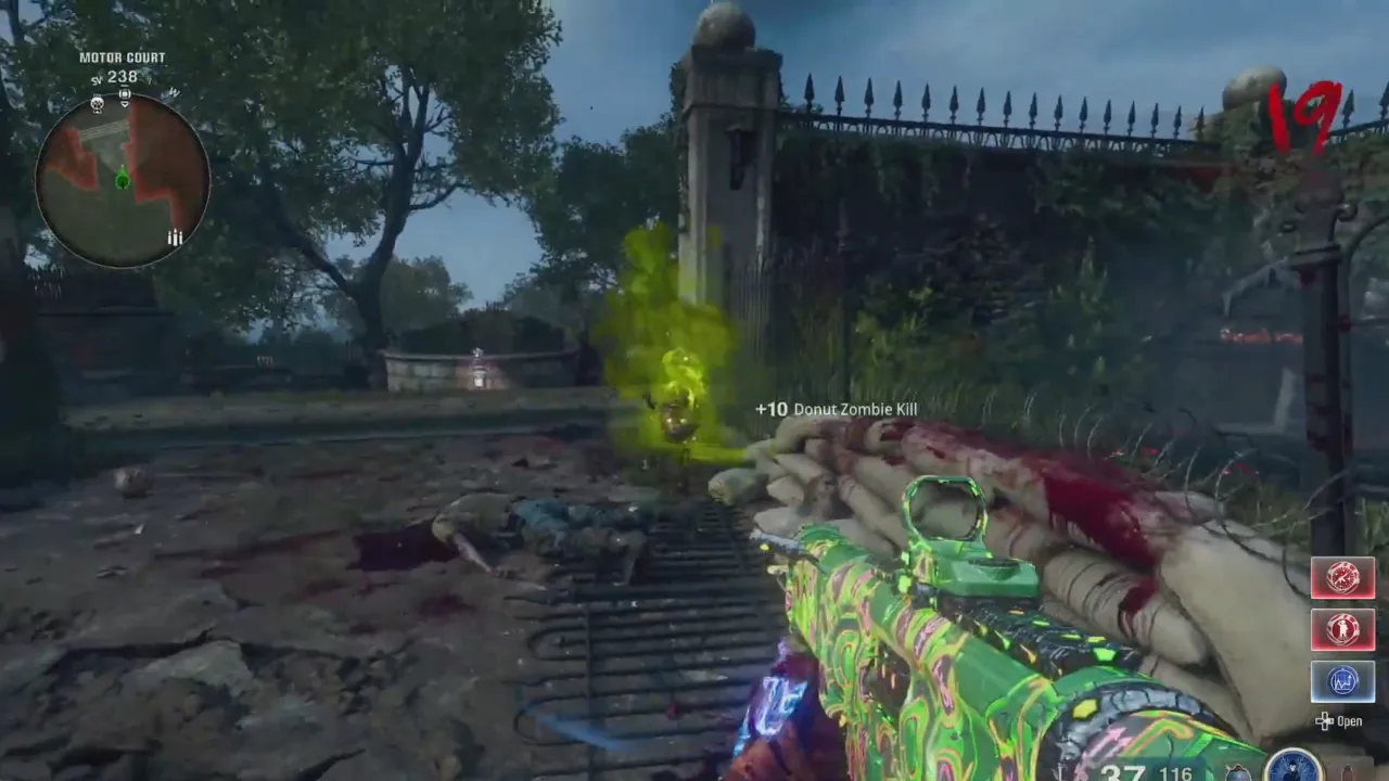 Black Ops 6 Zombies Pet Doppelghast on Shattered Veil map