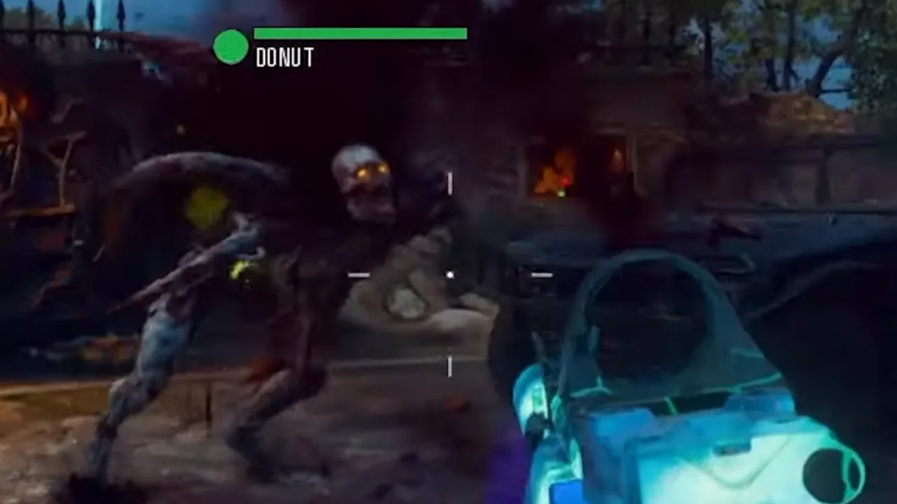 Black Ops 6 Zombies Donut's evolved Doppelghast form