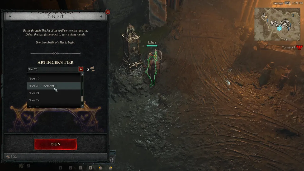 Unlocking Torment 1 in Diablo 4 Vessel of Hatred