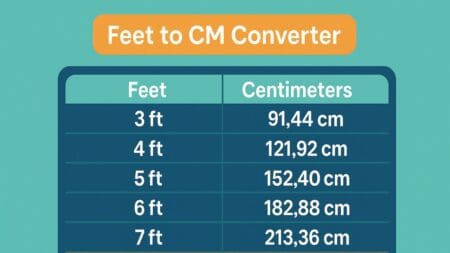 Feet to CM Converter Feet to CM Converter