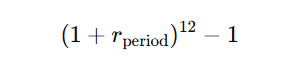 Annual IRR Formula