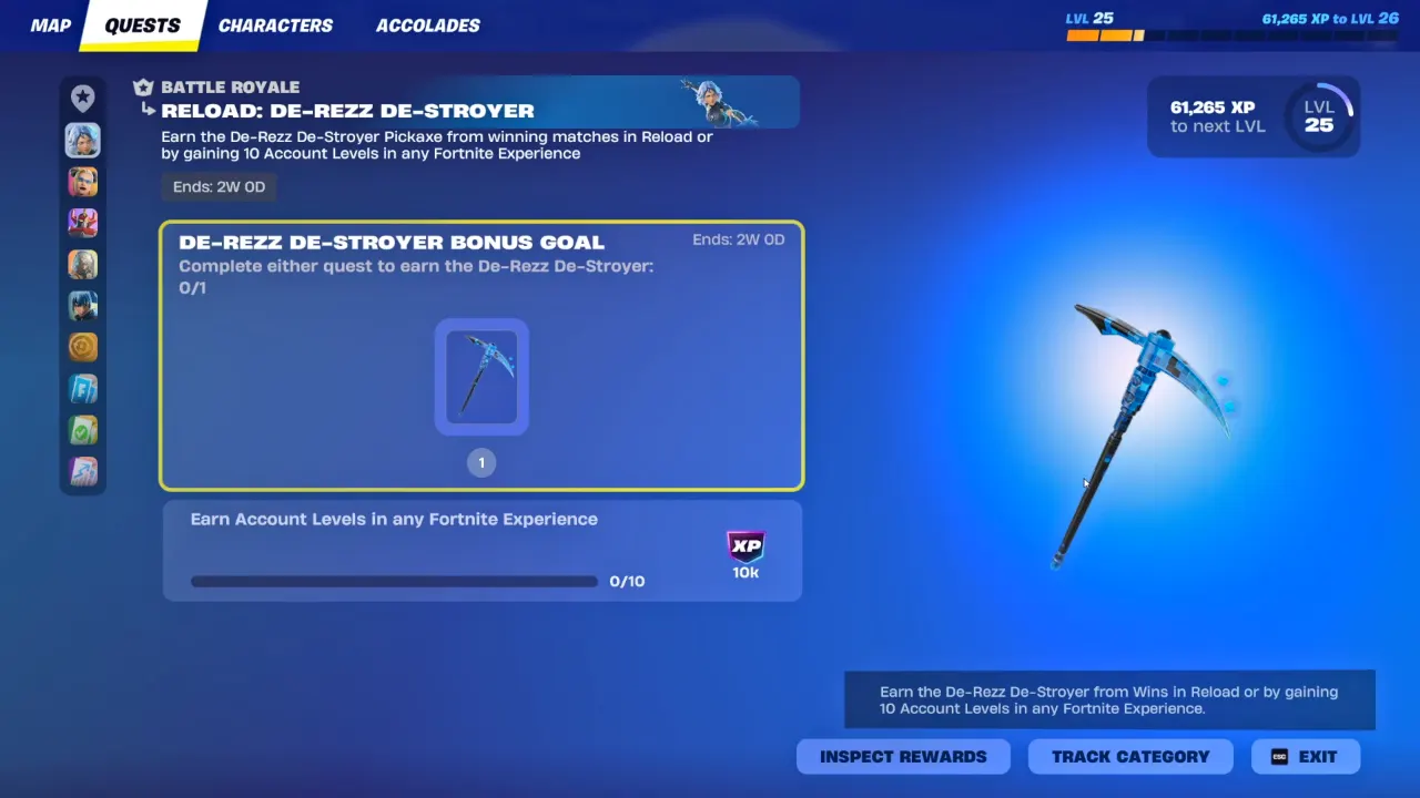 How to Unlock the De-Rezz De-Stroyer Pickaxe in Fortnite