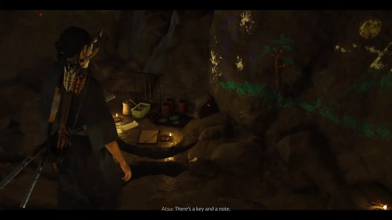 Ghost of Yotei Cave Key location