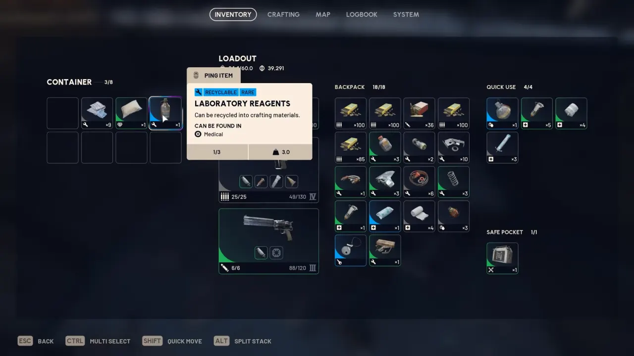 ARC Raiders Laboratory Reagents