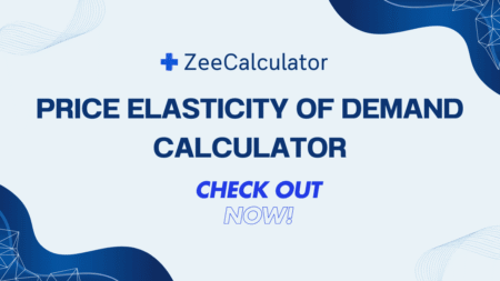 Price Elasticity of Demand (PED) Calculator Price Elasticity of Demand Calculator