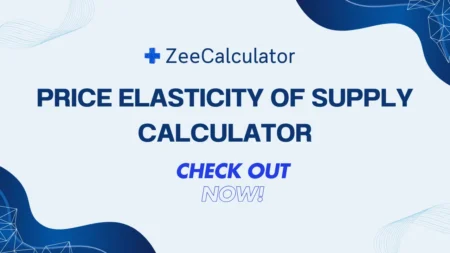 Price Elasticity of Supply Calculator Price Elasticity of Supply Calculator