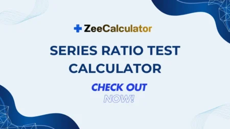 Series Ratio Test Calculator Series Ratio Test Calculator image