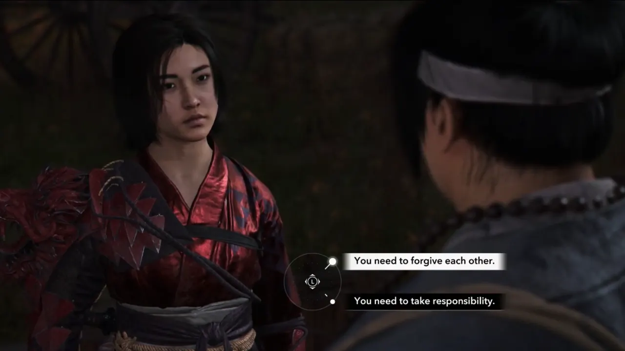 Yaya and Tetsuo to Forgive Each Other Choice